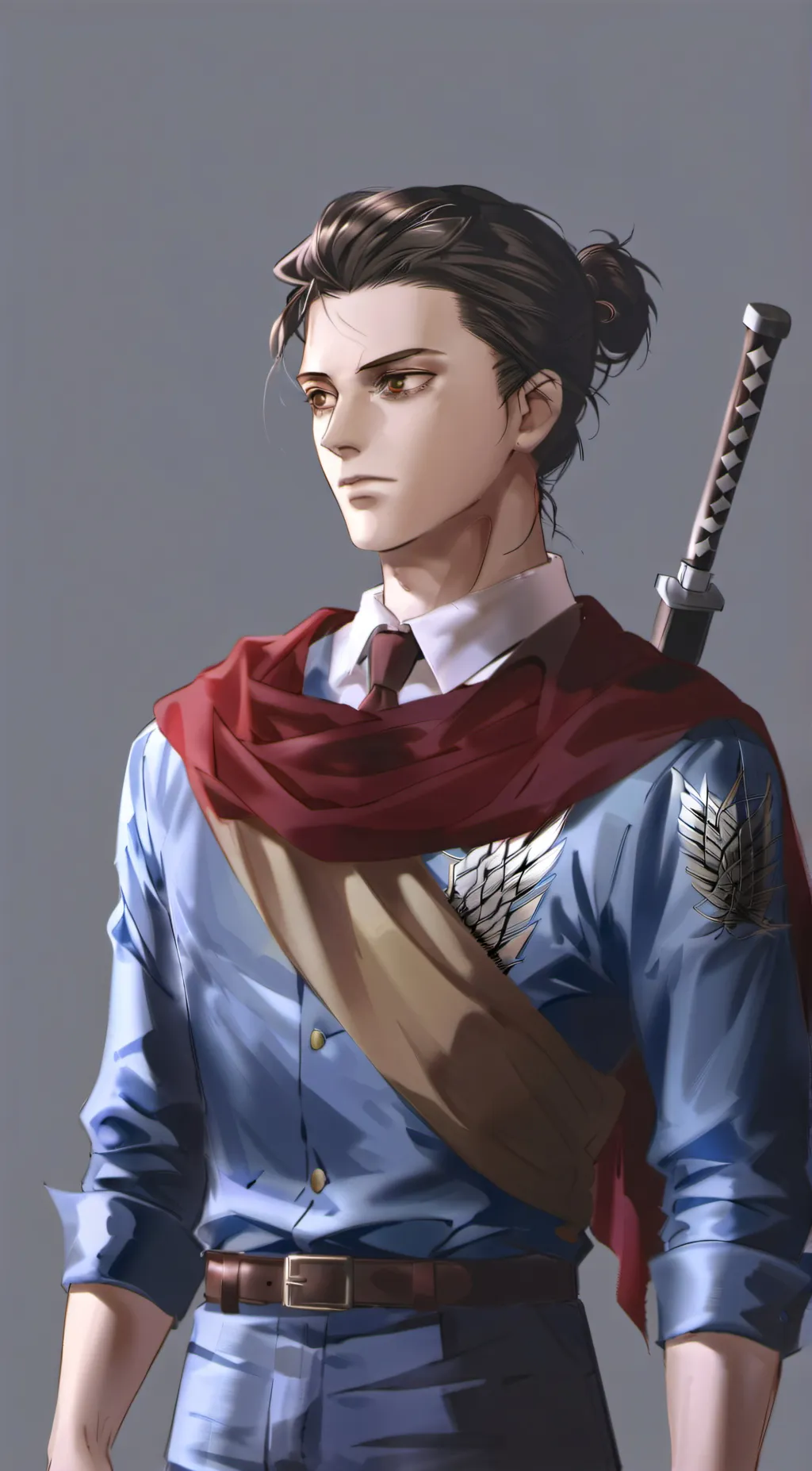 ai character: Attack on Titan background
