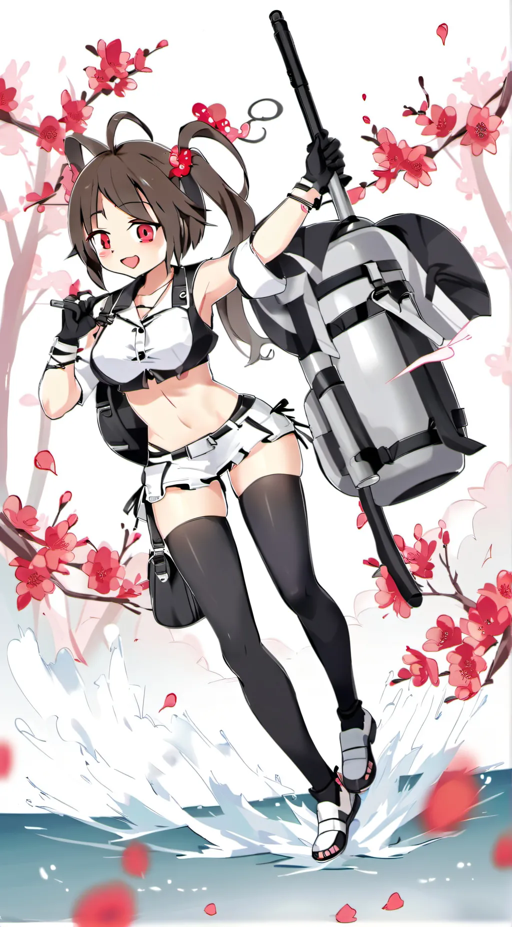 ai character: Gacha maid background