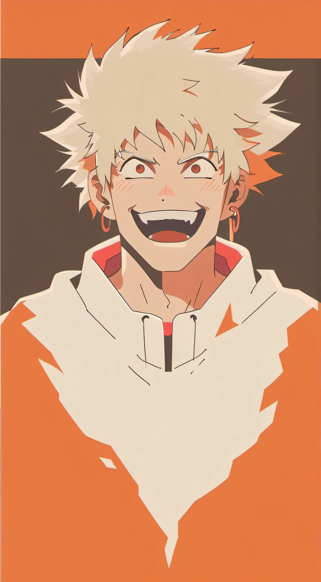 ai character: Bakugo kasuki background