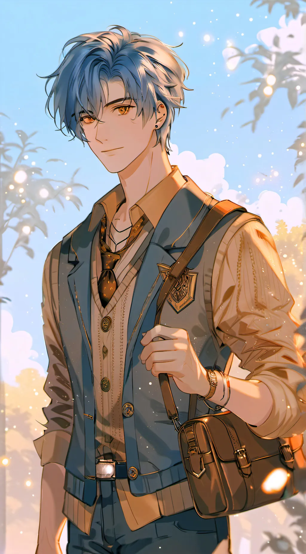 ai character: Teddy lupin background