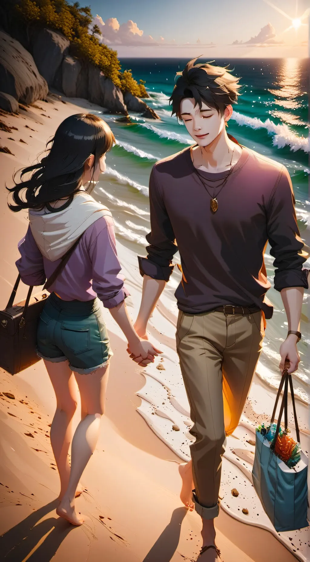 ai character: Emily and drake background