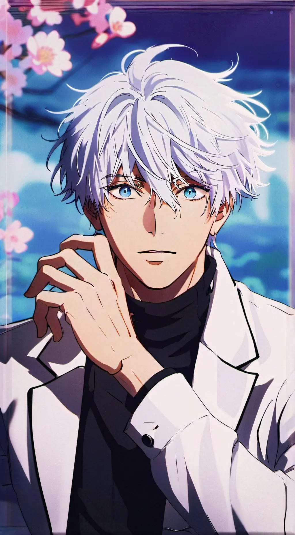 ai character: gojo saturo background