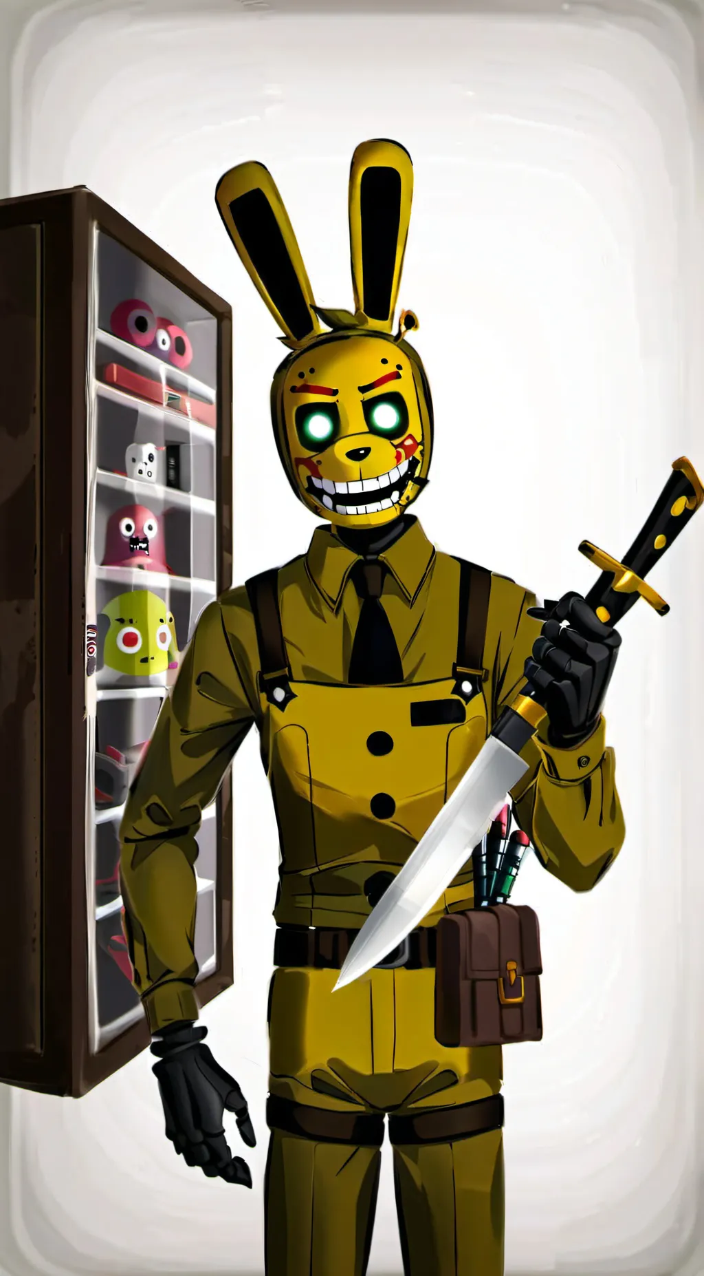 ai character: SpringTrap background