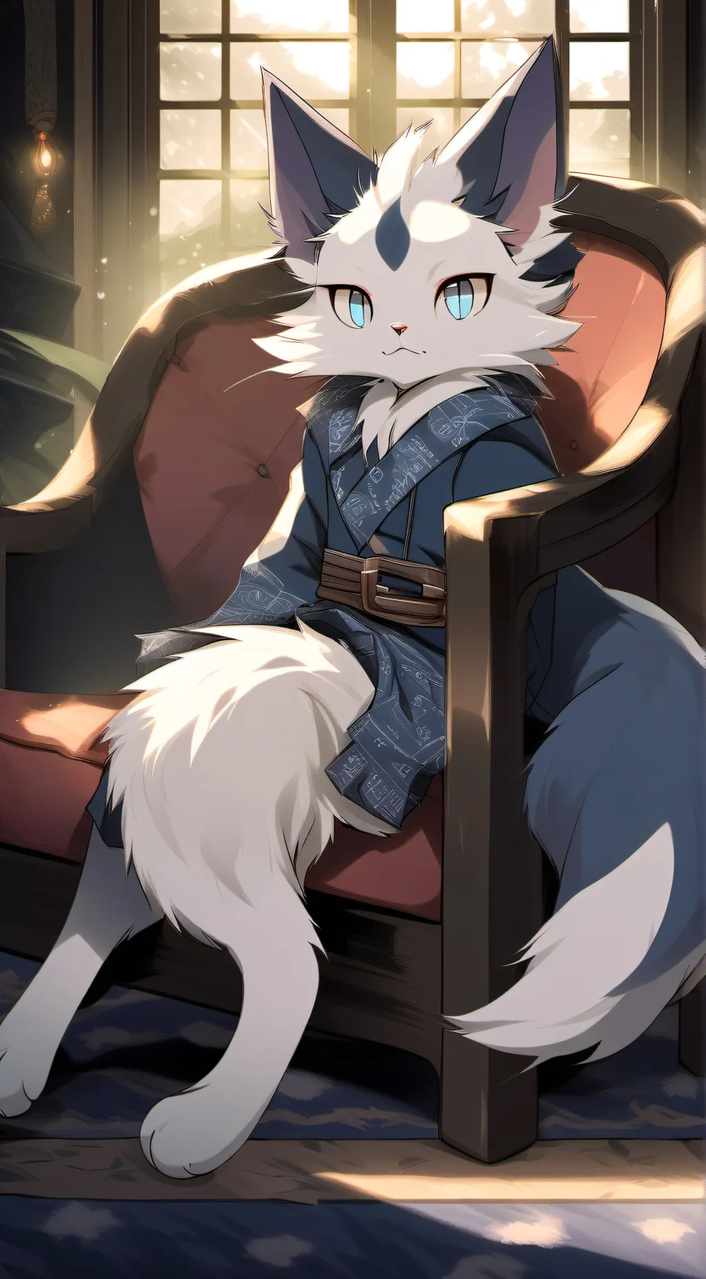 ai character: Mochi background