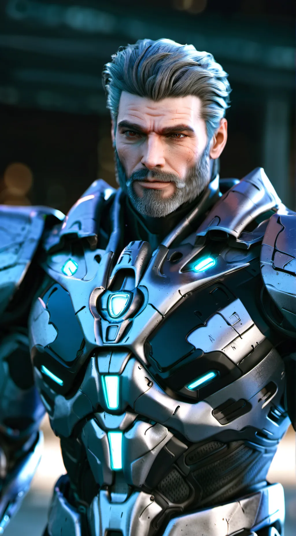 ai character: human Megatron background