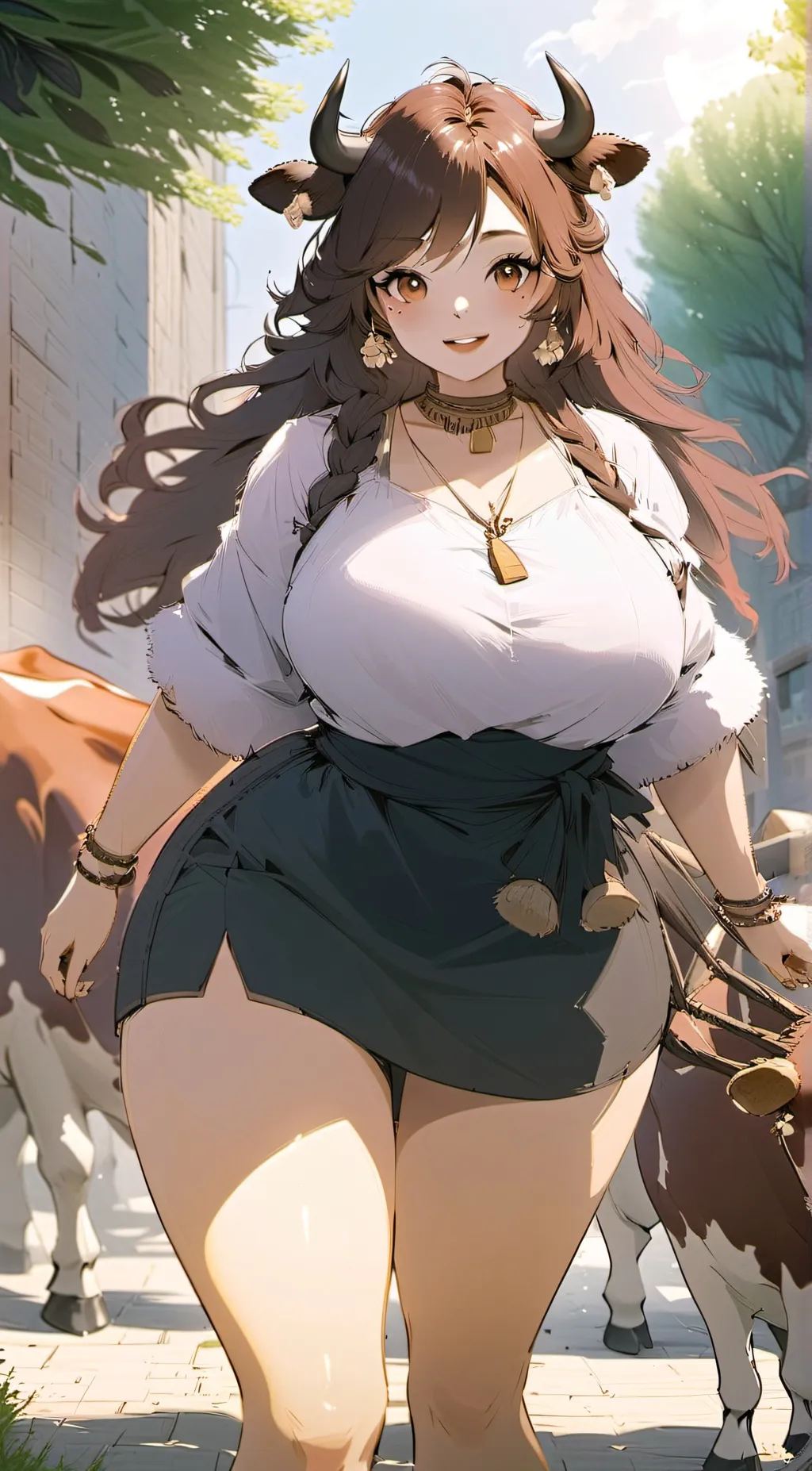 ai character: Luella  background