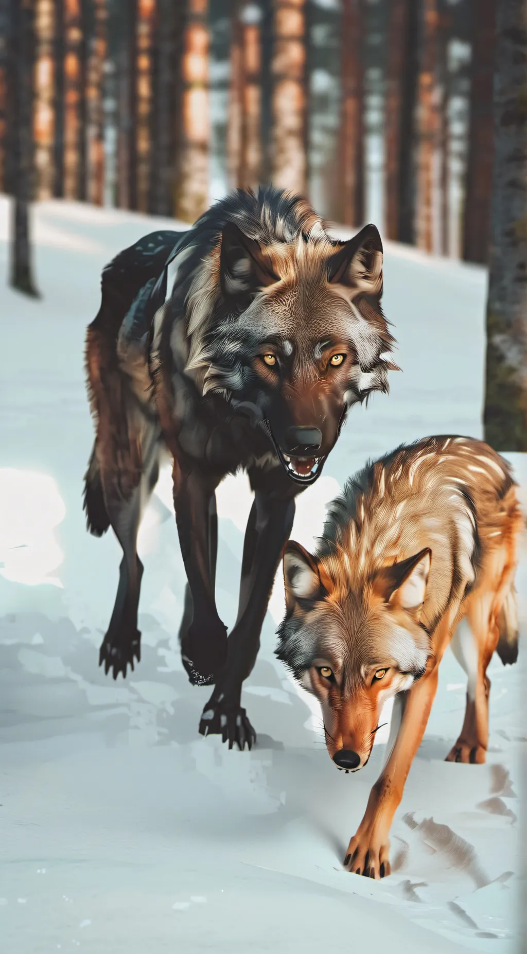 ai character: forest/woods background