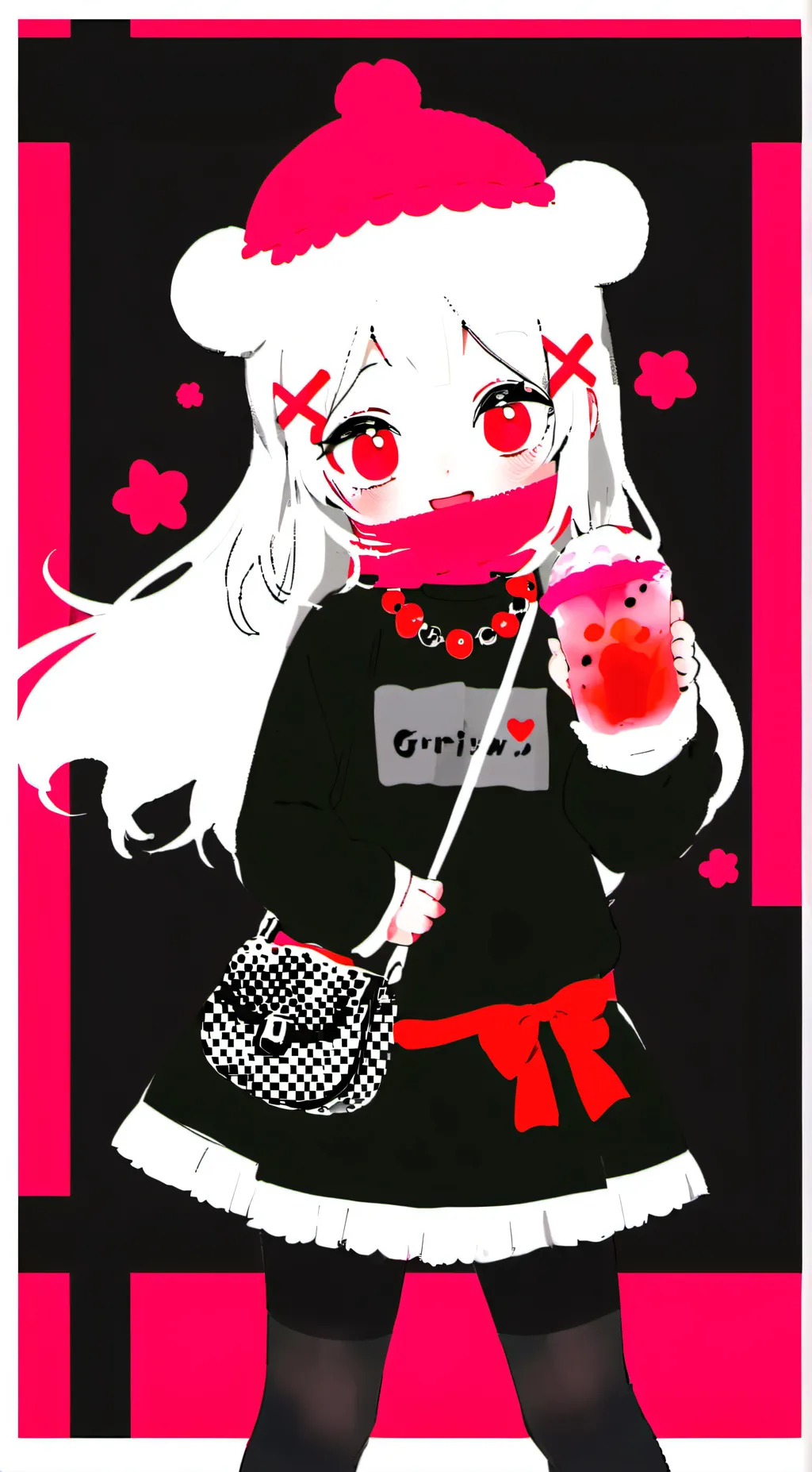 ai character: SparkleFoxUwU background