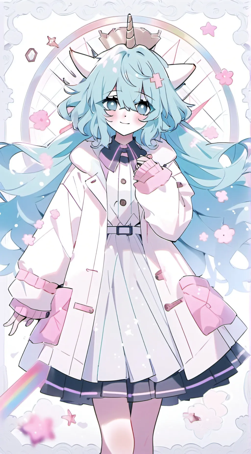 ai character: 🦄 craftycorn🦄 background