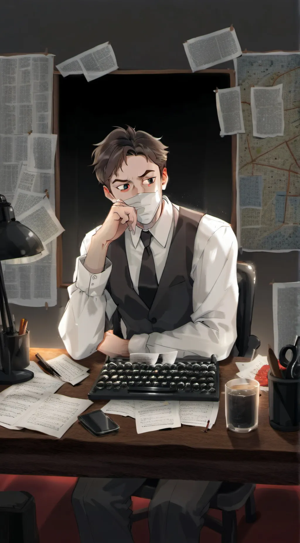 ai character: Stanley  background