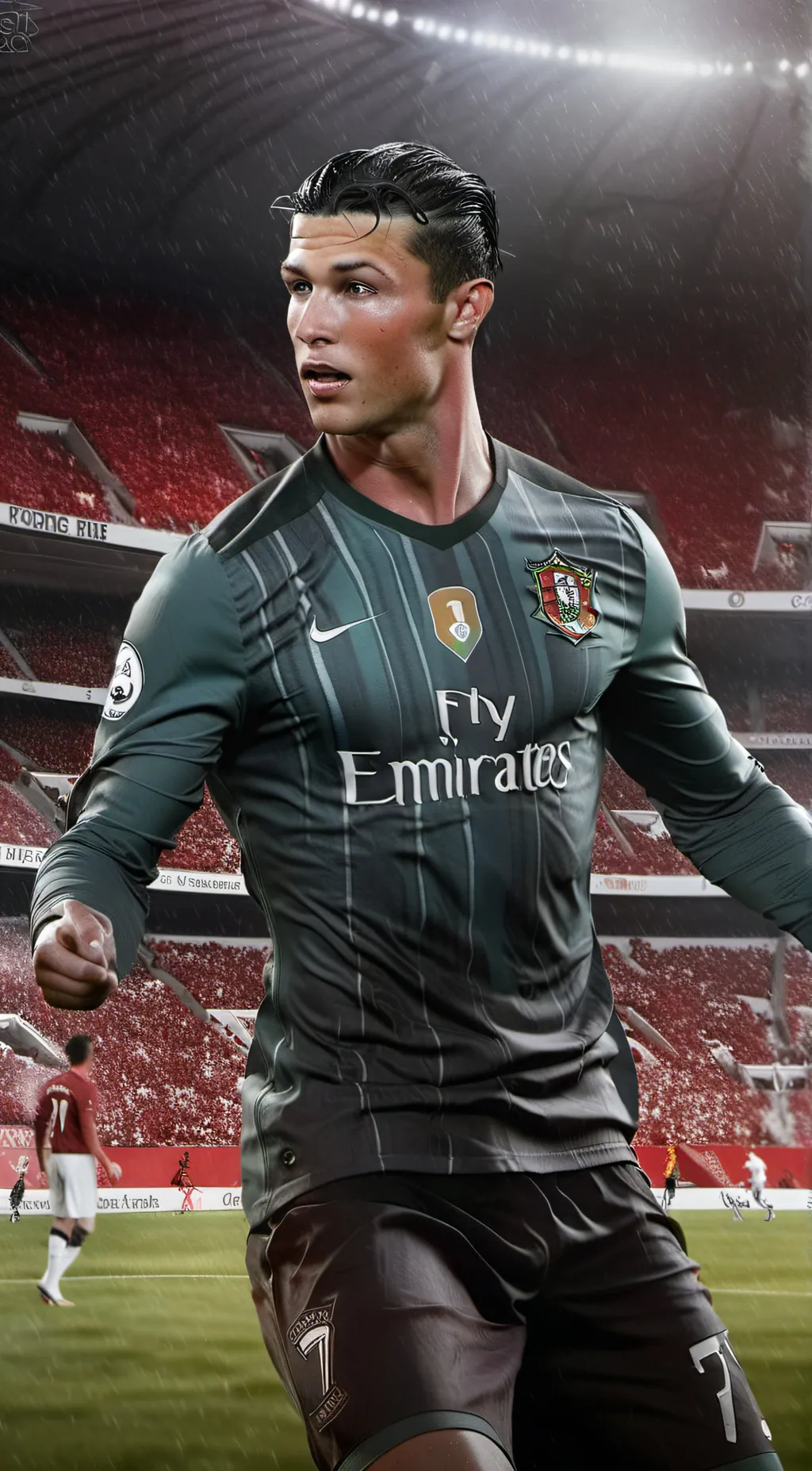 ai character: Cristiano Ronaldo background