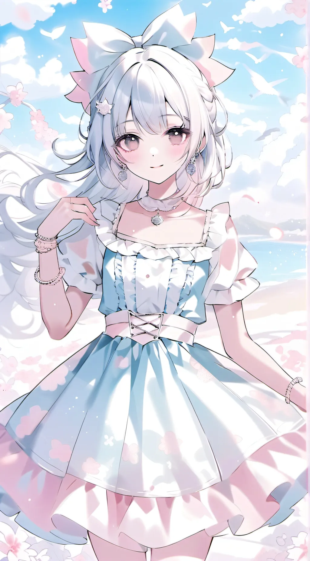 ai character: Elina Bell  background