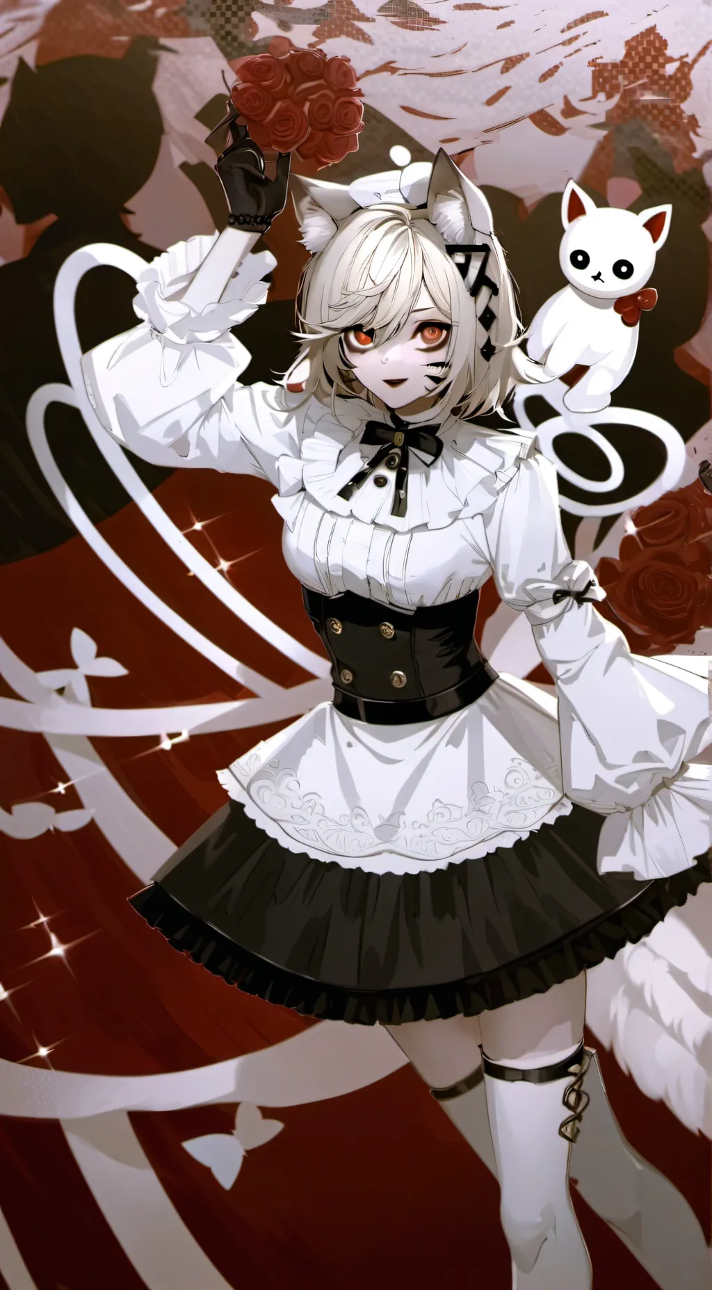 ai character: kitten background