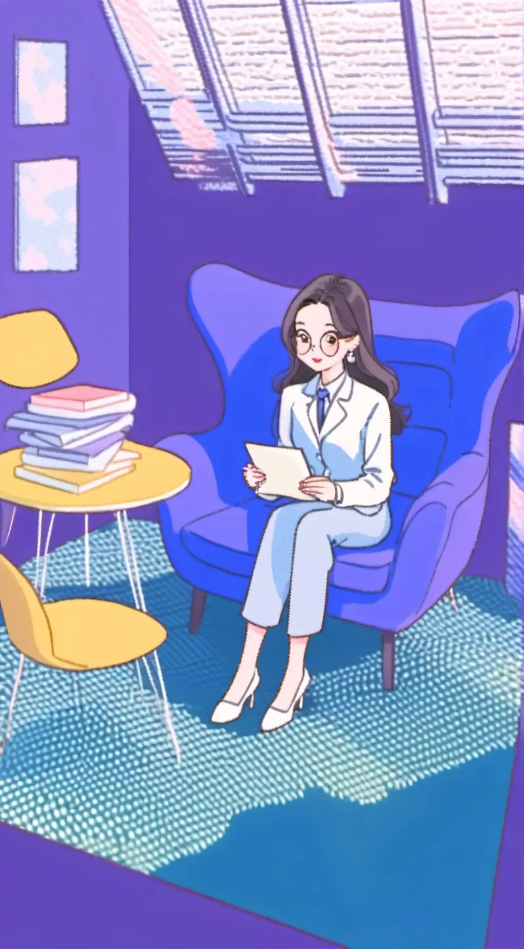 ai character: therapist  background