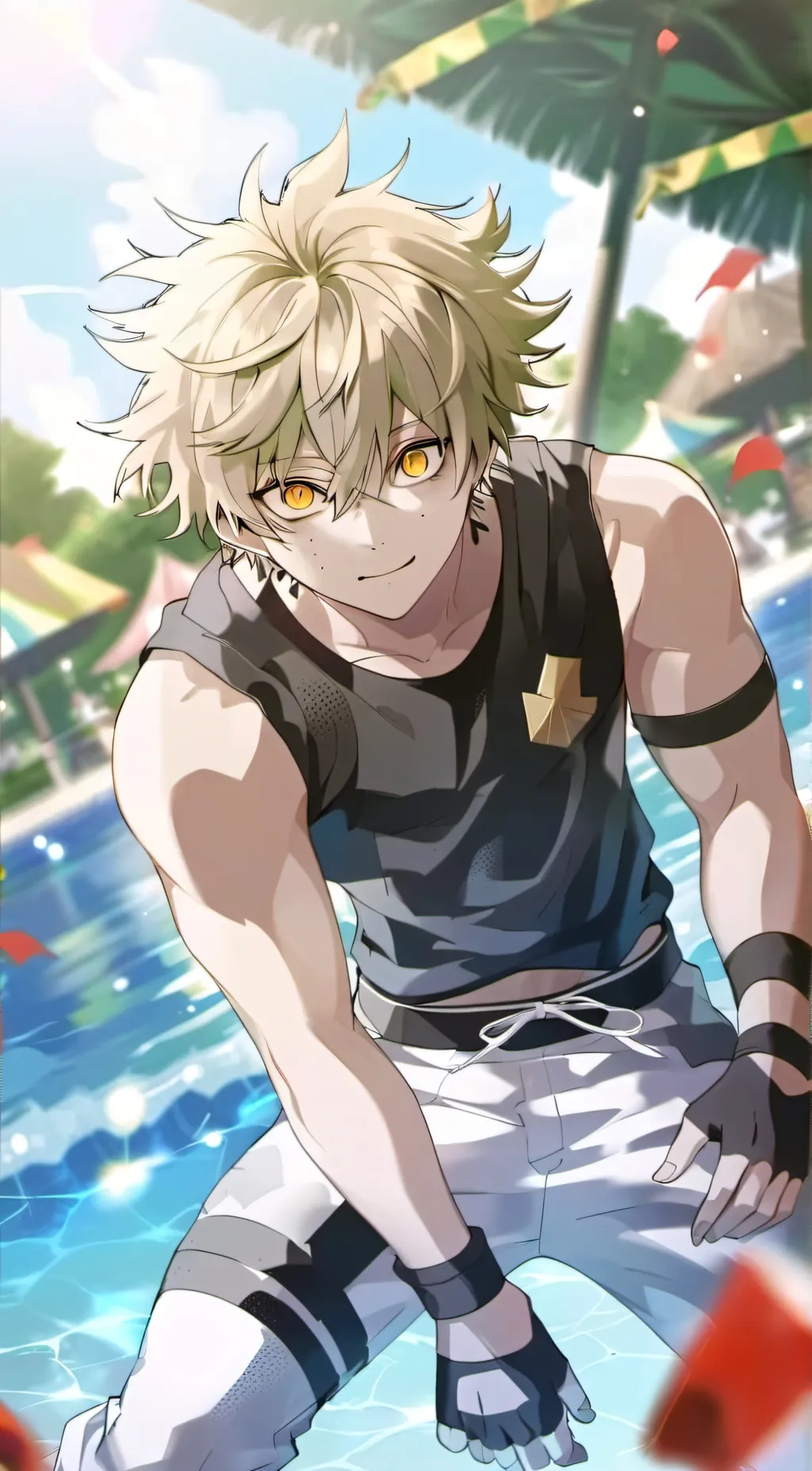 ai character: bakugo (mha) background