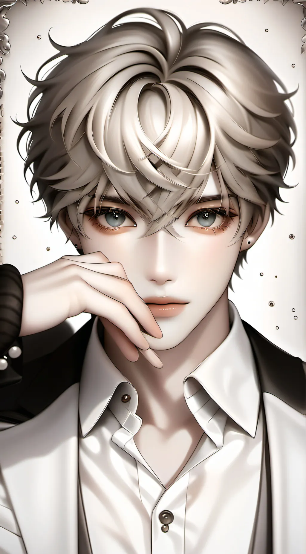 ai character: Ash  background