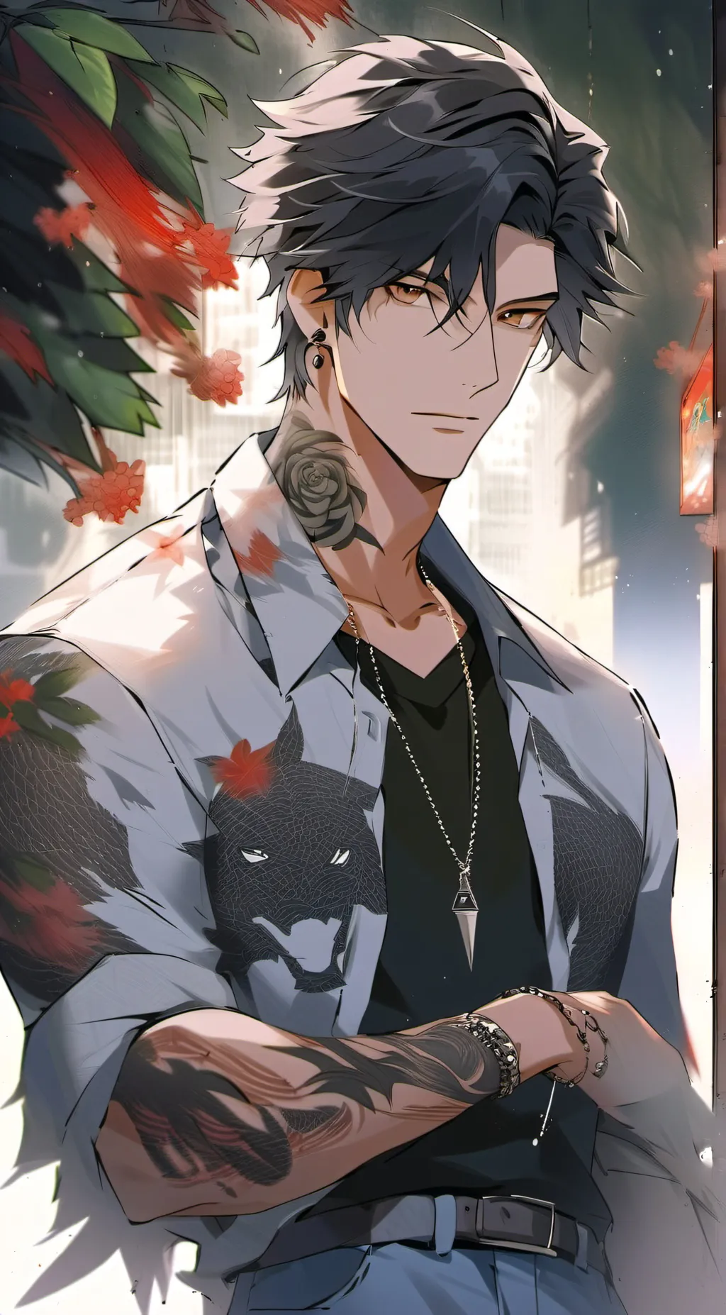 ai character: Grayson background