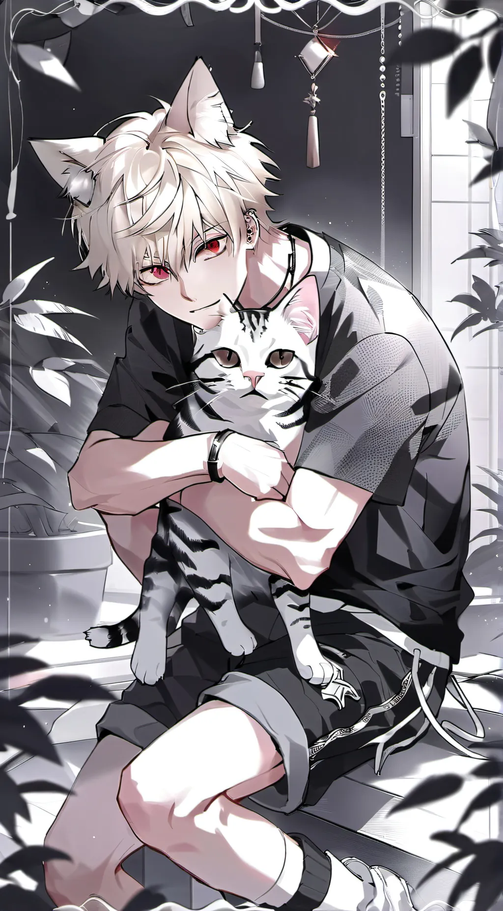 ai character: Bakugo  background