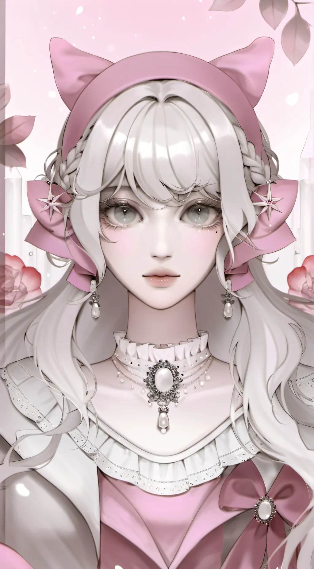 ai character: Rose background