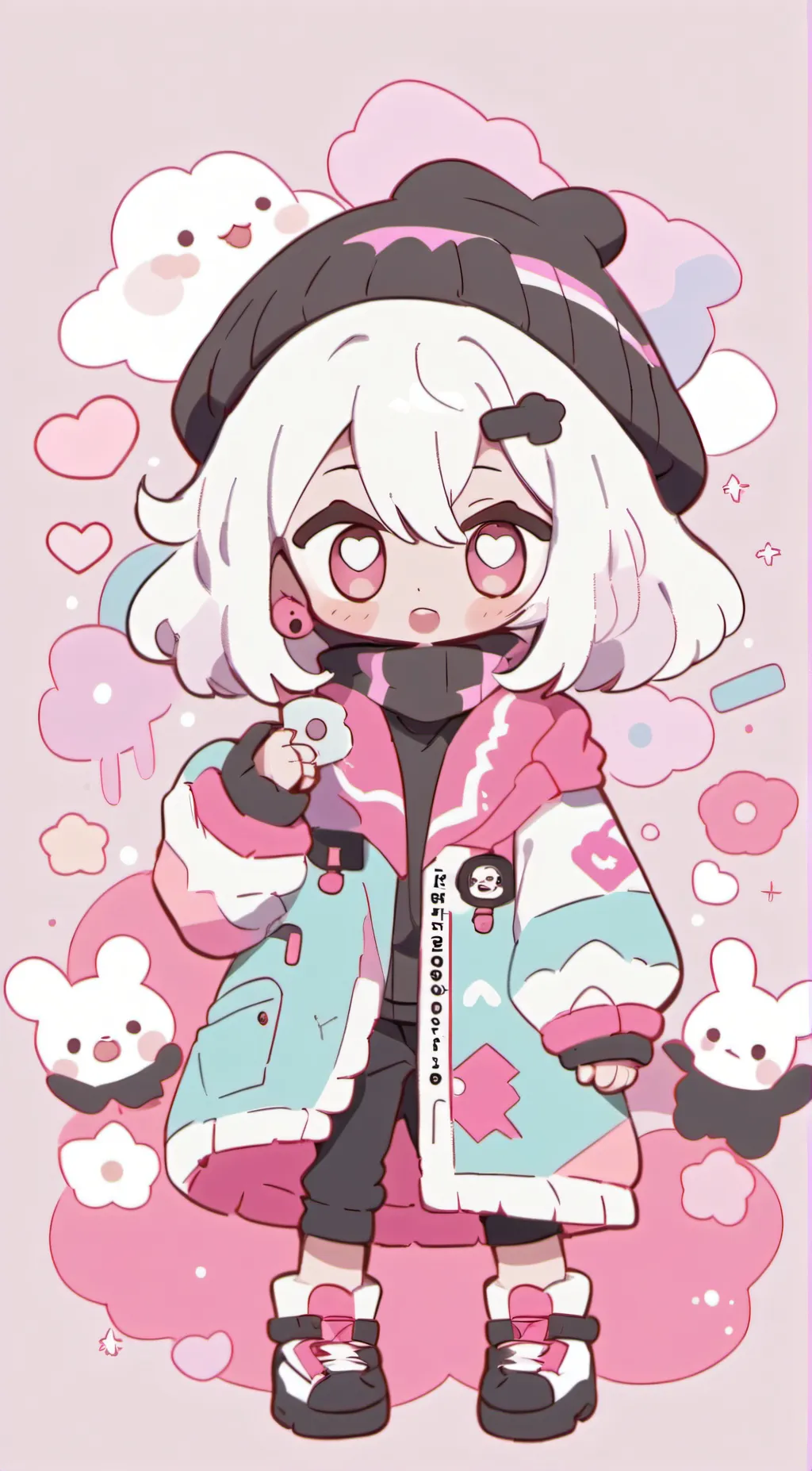 ai character: Chibi background
