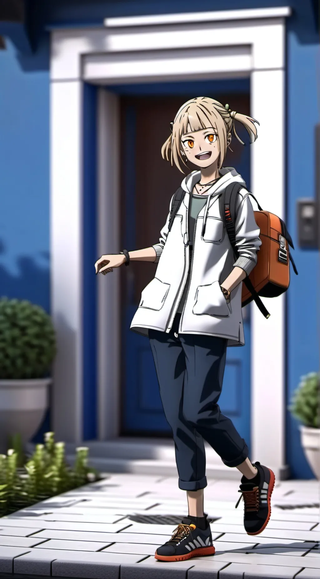 ai character: тoga нιмιco background