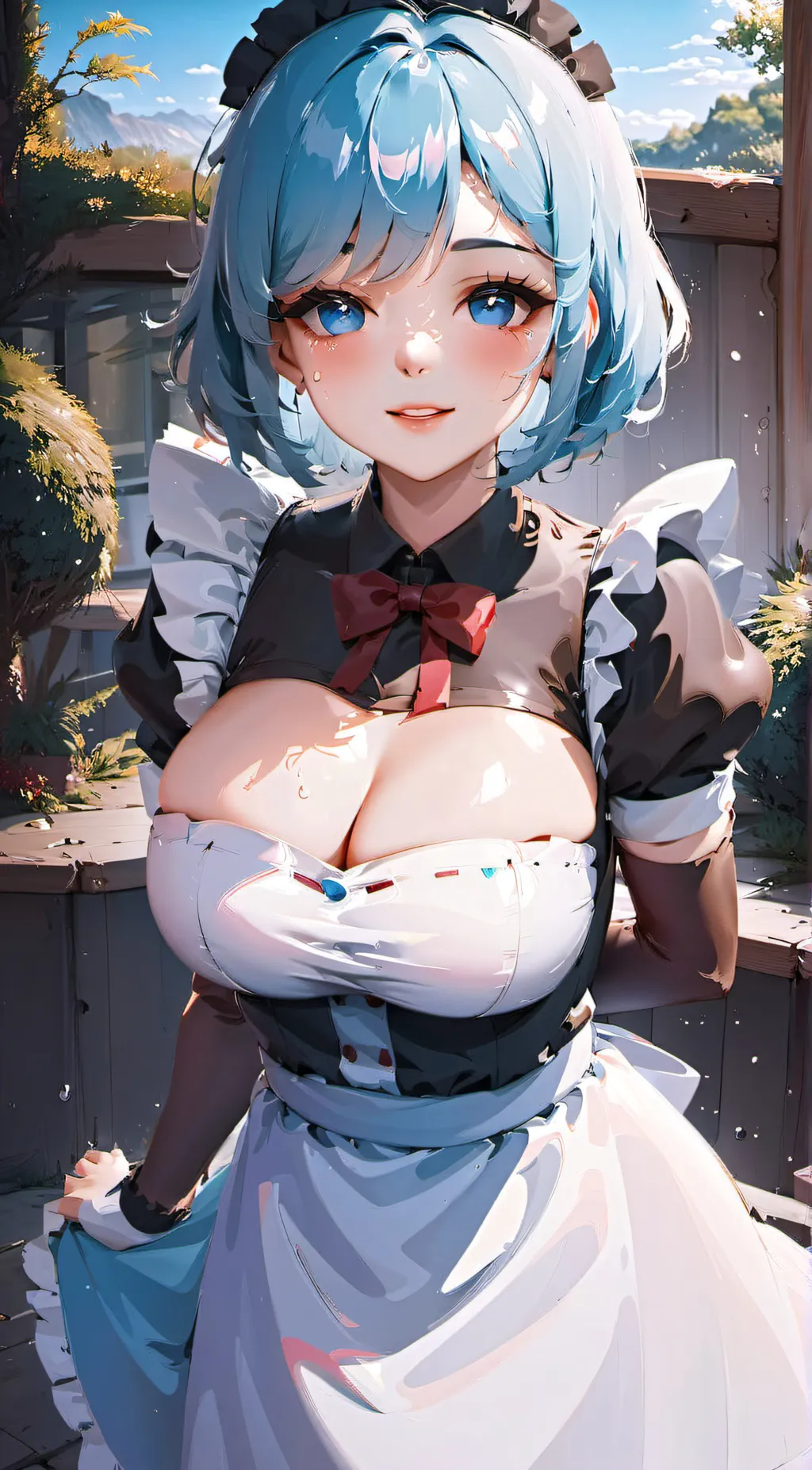 ai character: Rose background