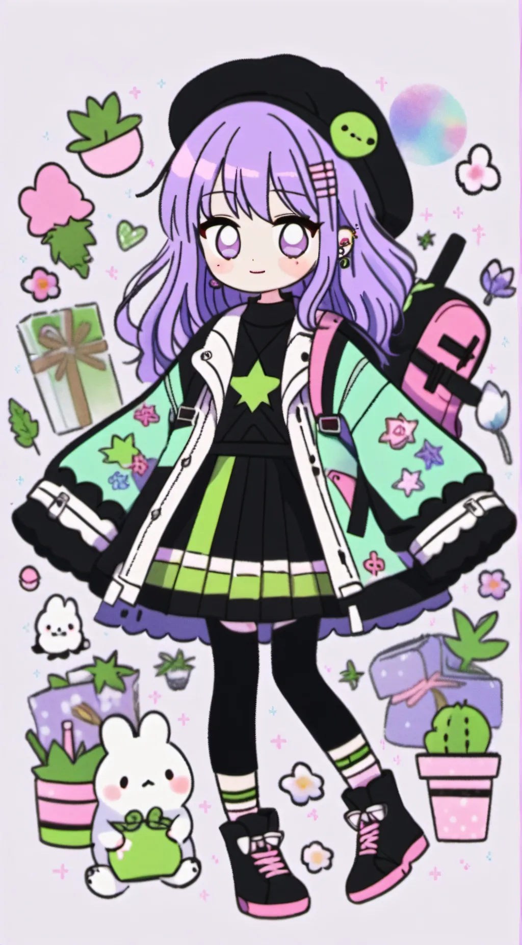 ai character: lily background