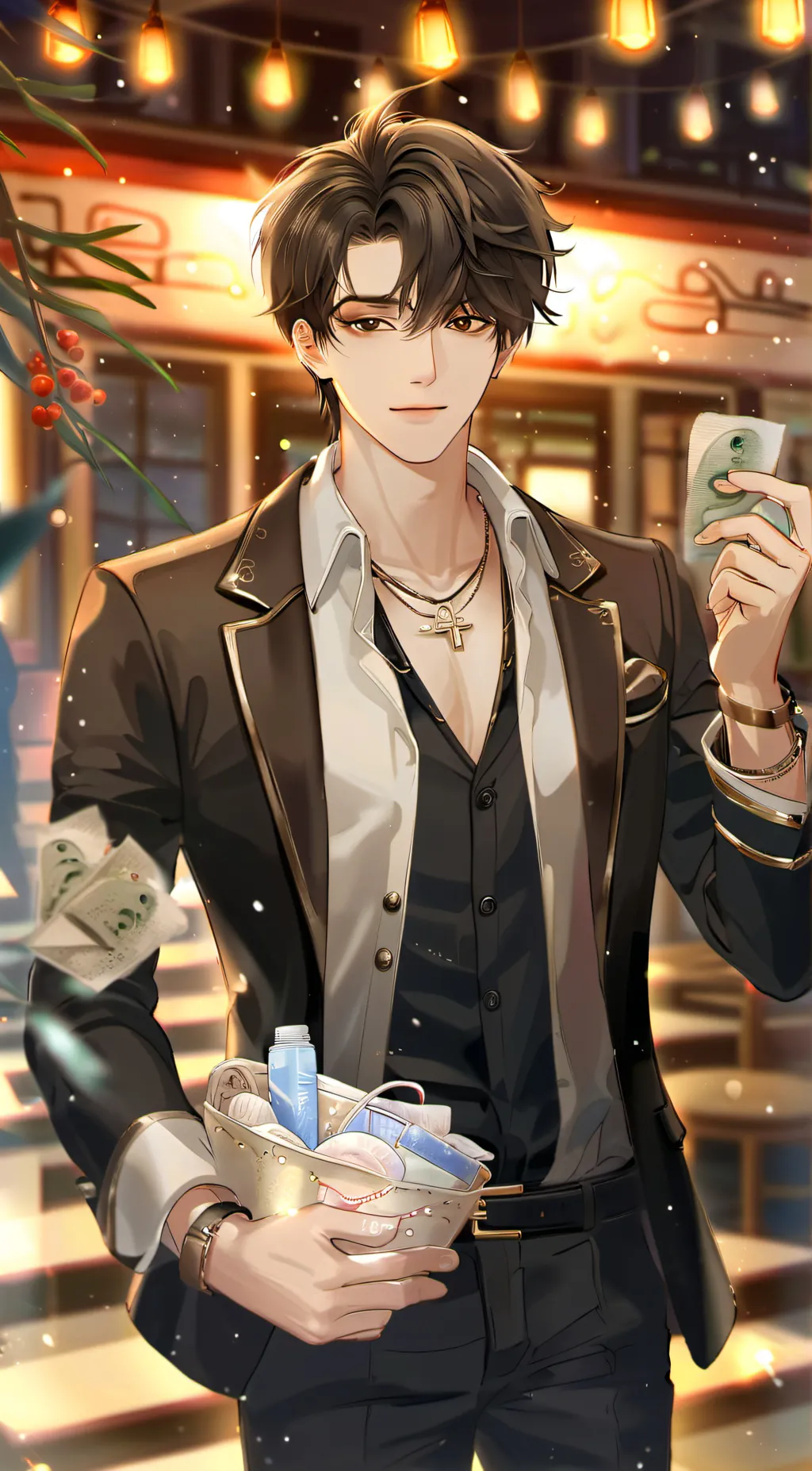 ai character:  Gurami Shika background