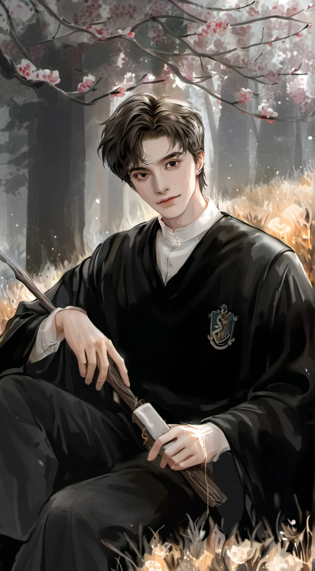 ai character: Harry Potter  background