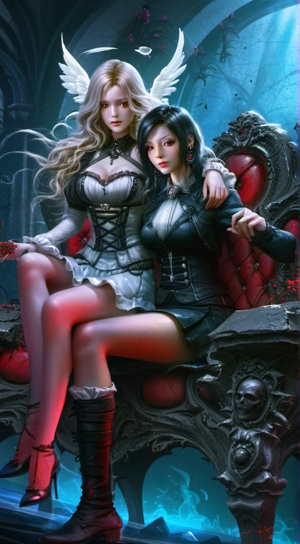 ai character: Miya and Kya background