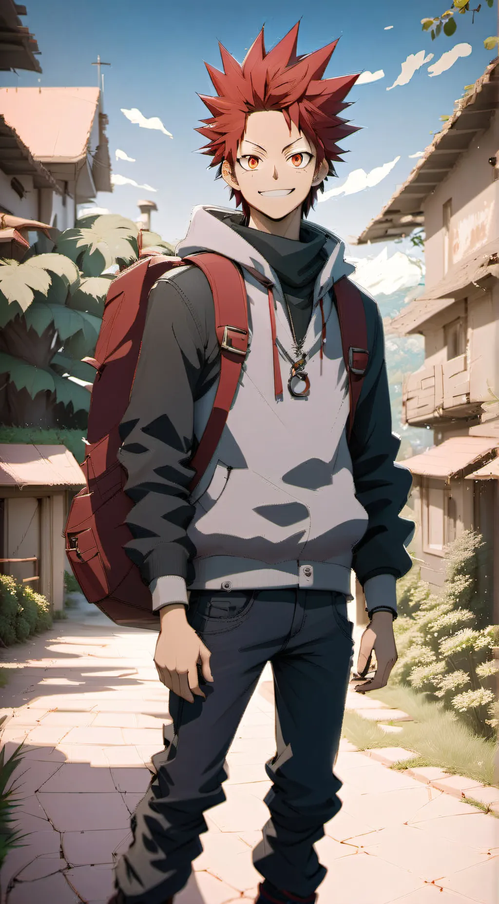 ai character: ❤️Kirishima❤️ background