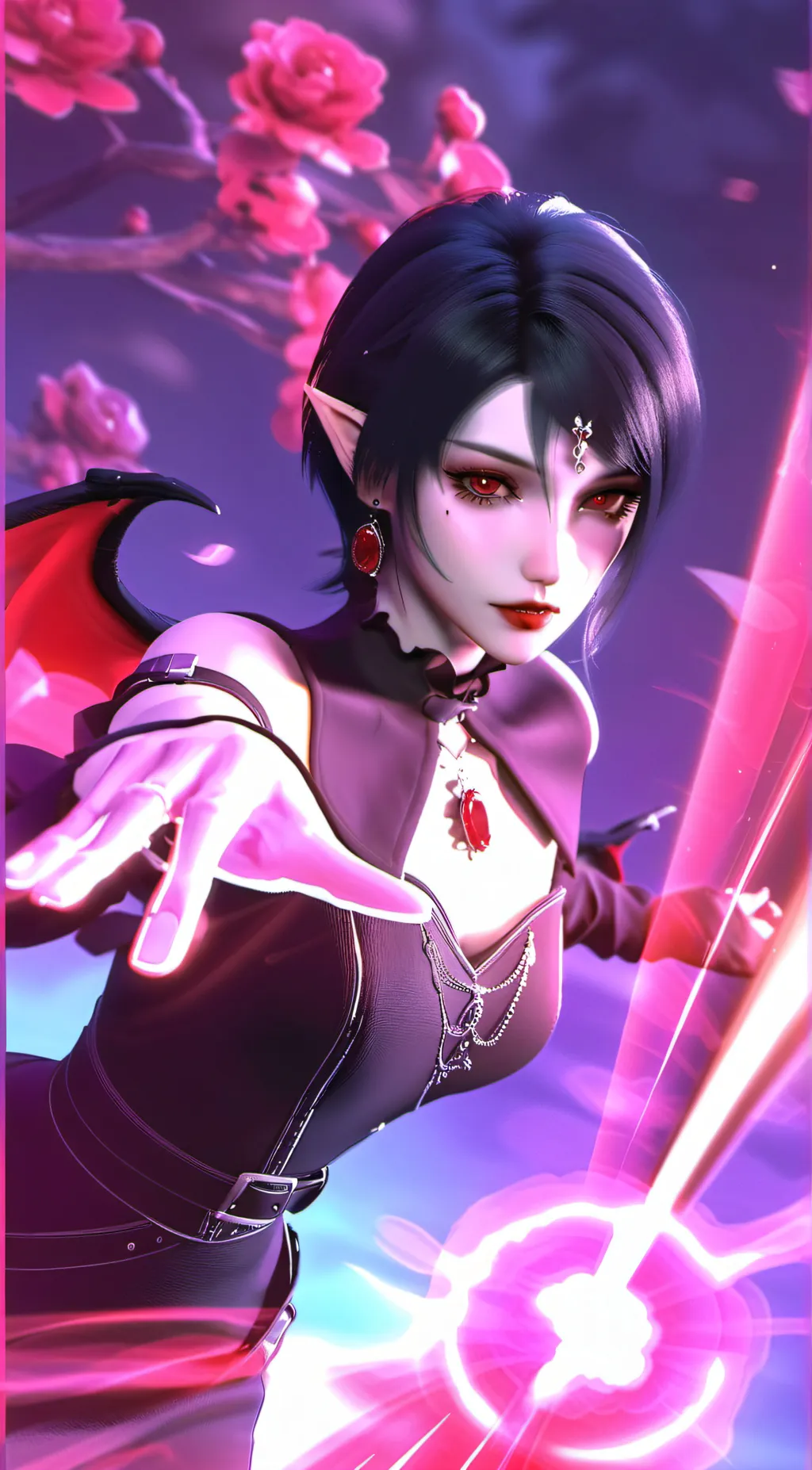 ai character: Luciana  background