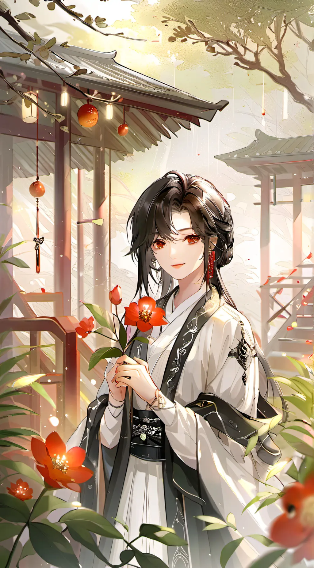 ai character: mina  background