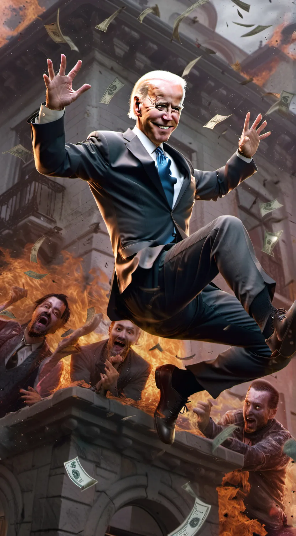 ai character: Joey Biden background