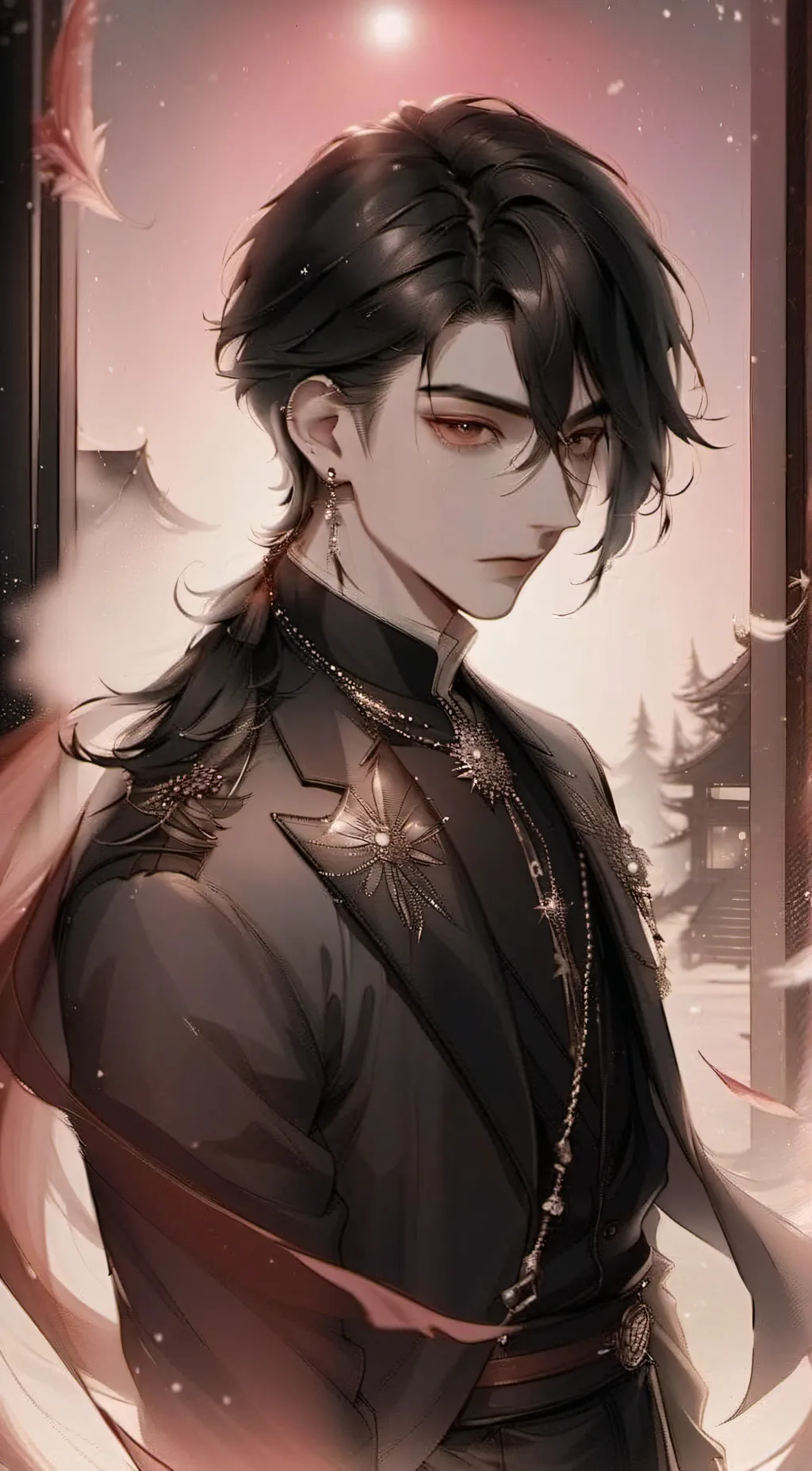 ai character: Damon  background