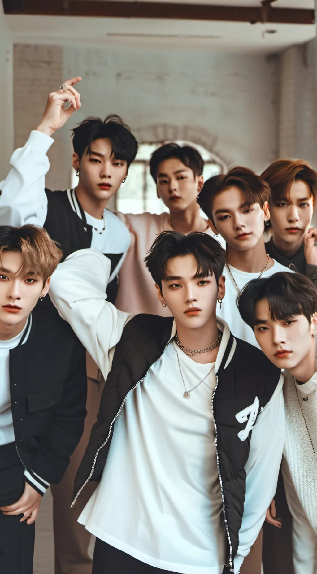 ai character: Stray Kids ❤ background
