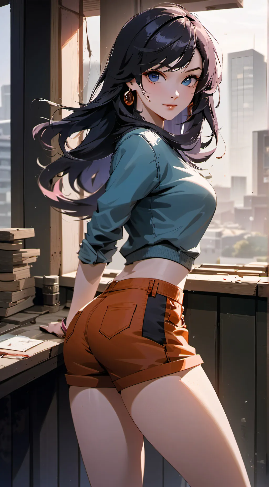 ai character: Stephenie solur background