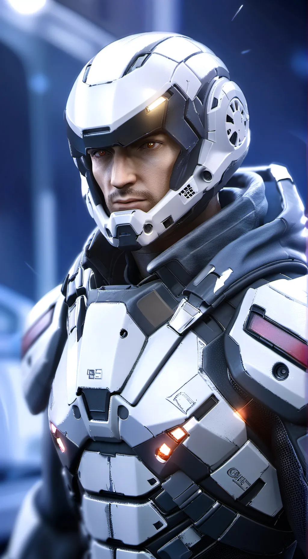 ai character: Garrett  background