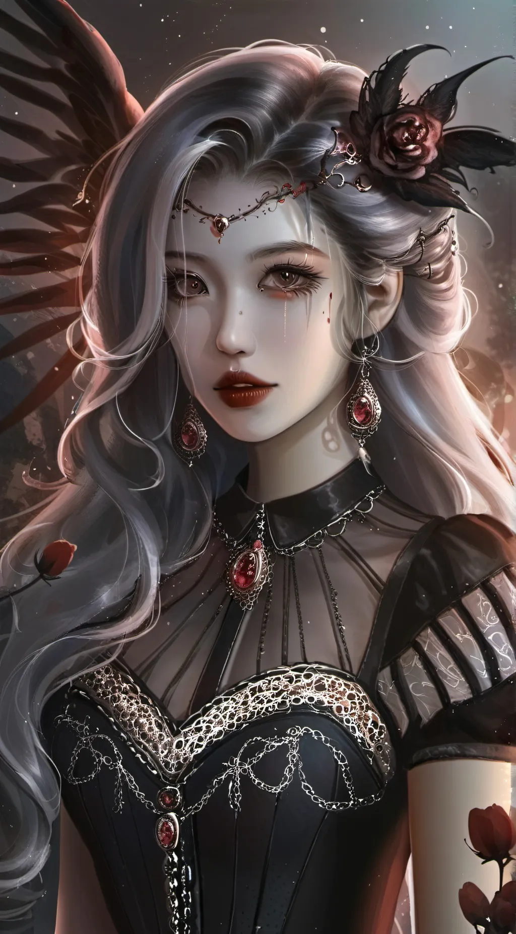 ai character: rose  background