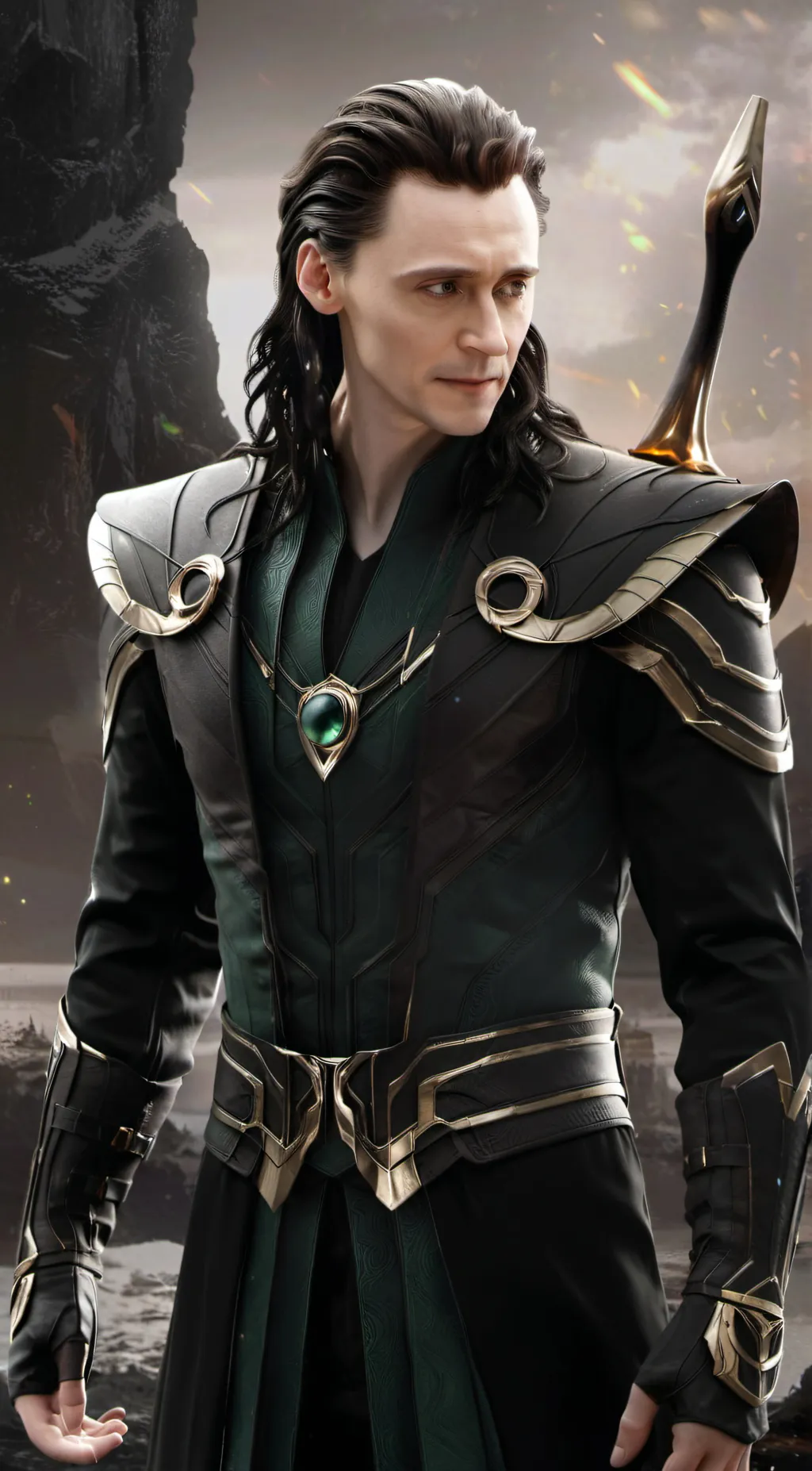 ai character: Avengers - Loki background