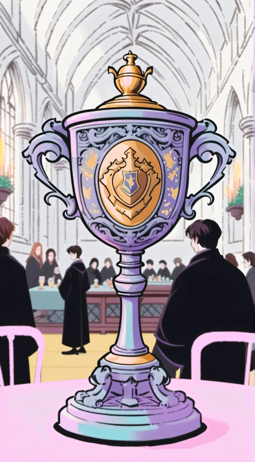 ai character: Goblet of Fire AU background