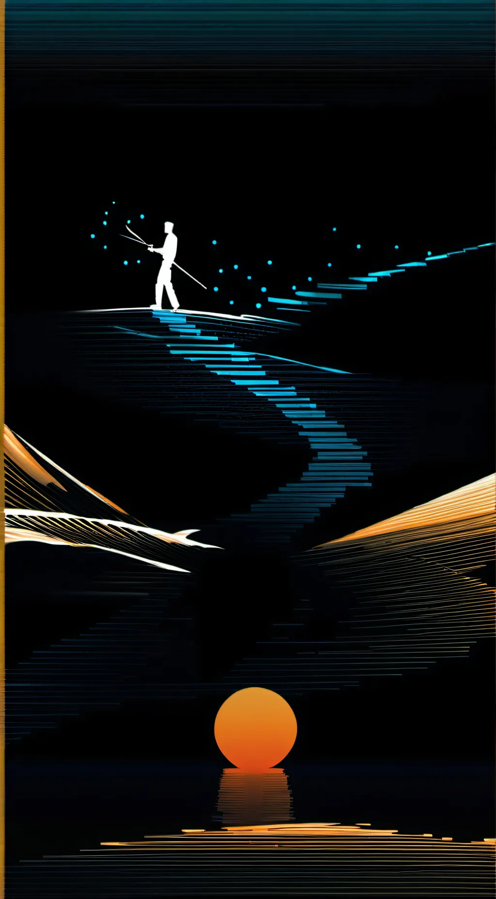 ai character: Ink demon background