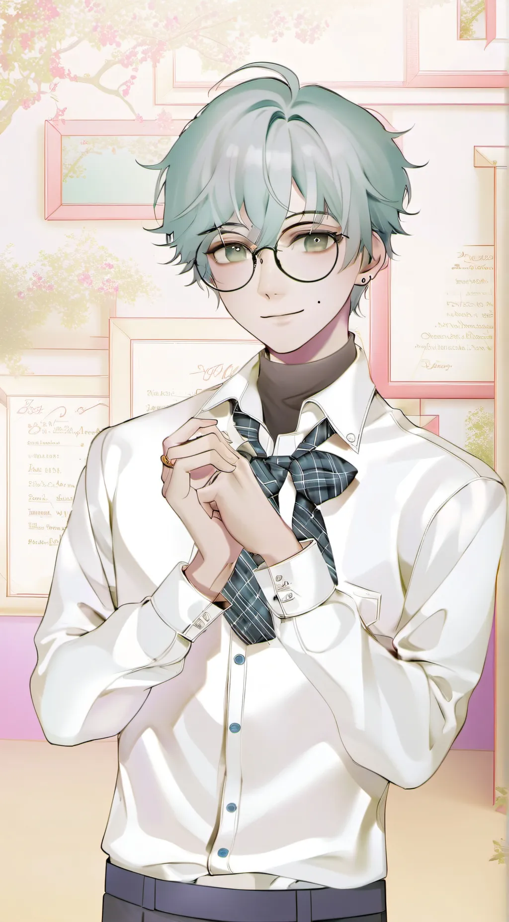 ai character: Mr.kim background