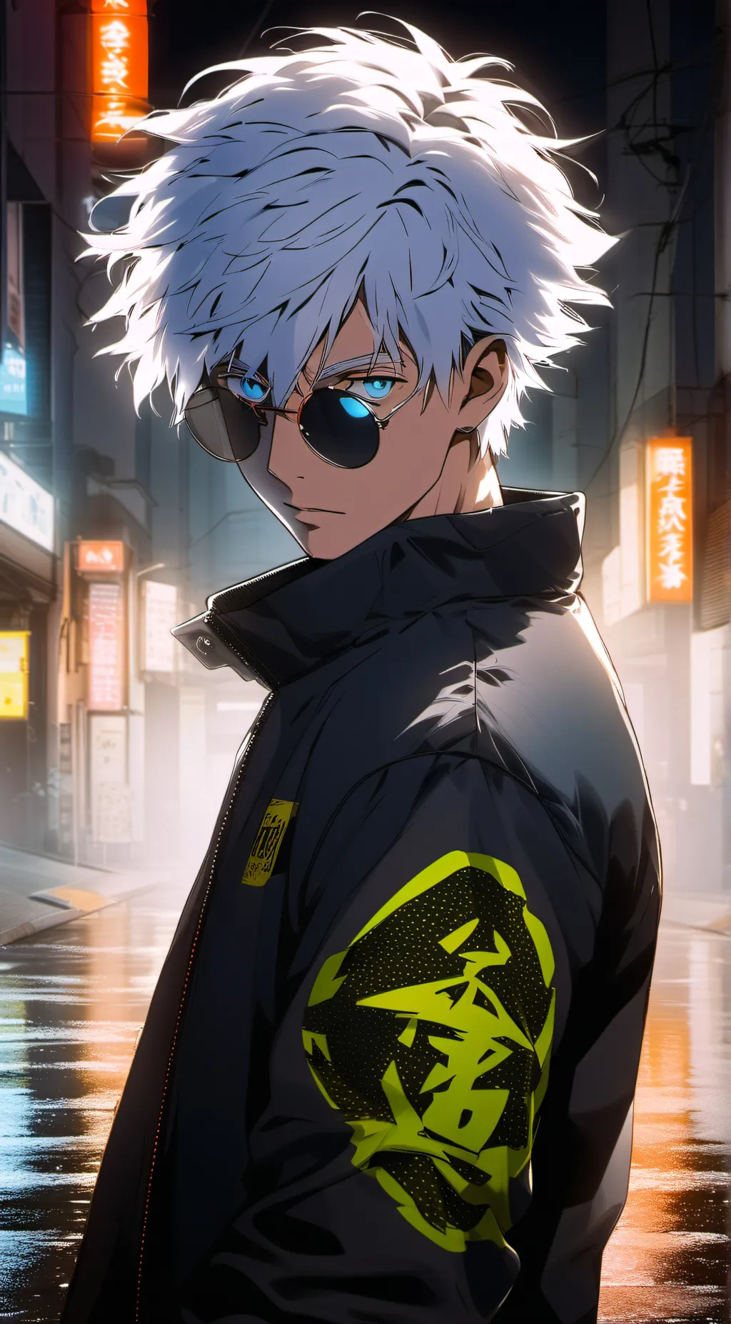 ai character: Satoru Gojo background