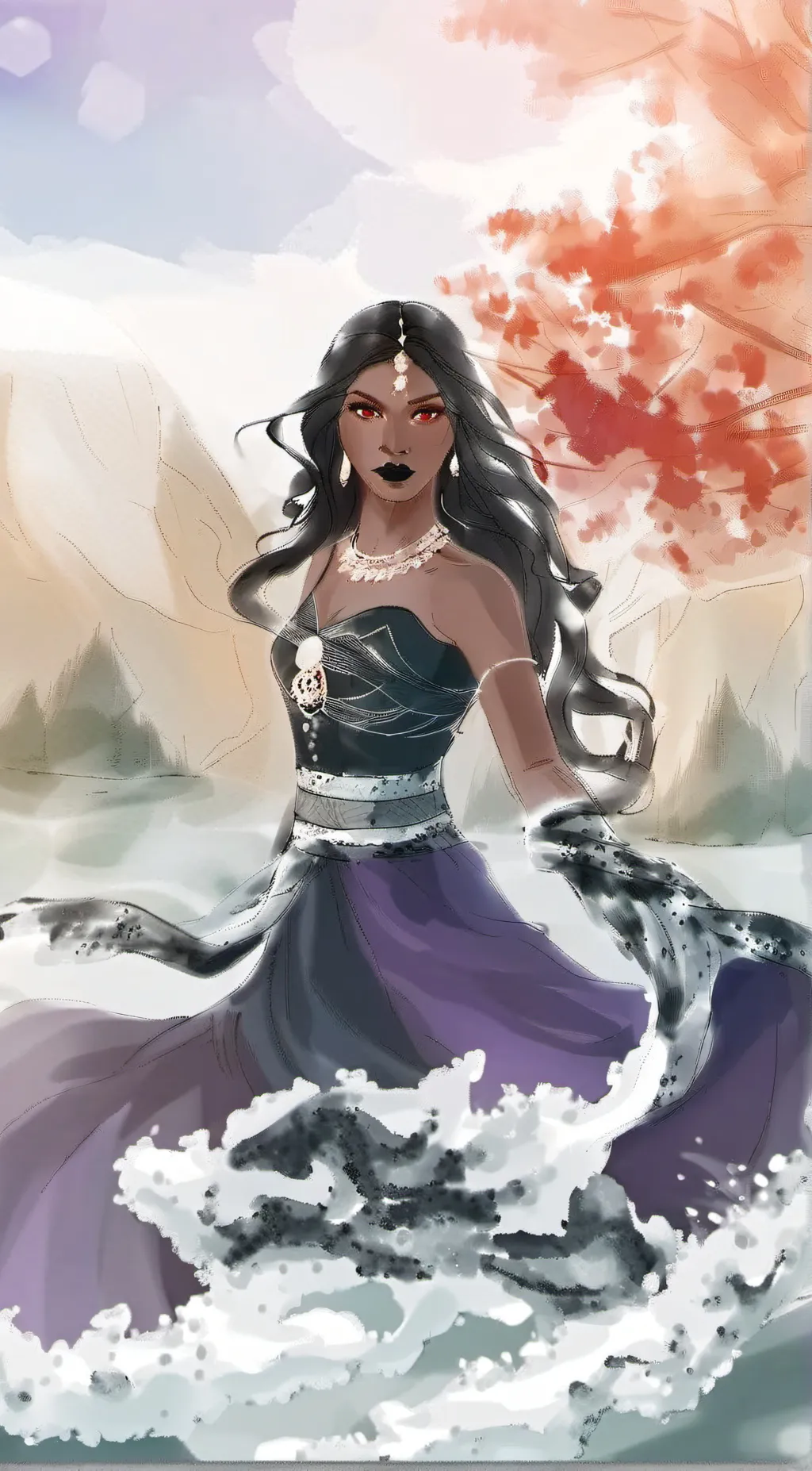 ai character: Ohio shadow queen background