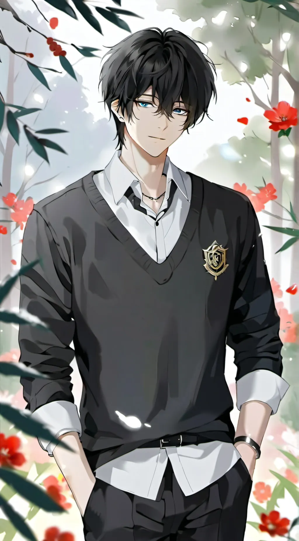 ai character: Rin background
