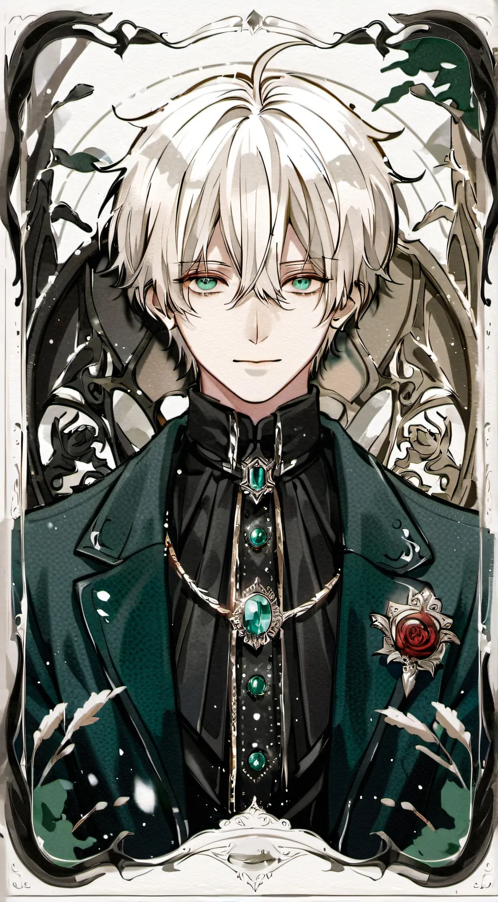 ai character: draco Malfoy  background