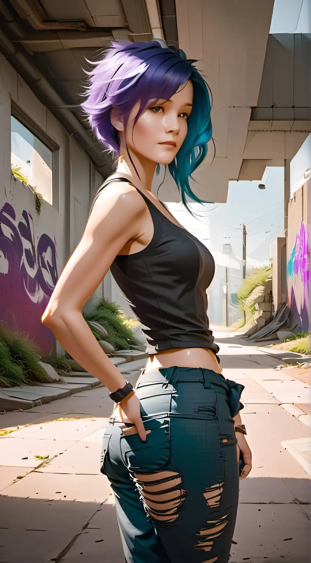 ai character: Jen/Jenny  background