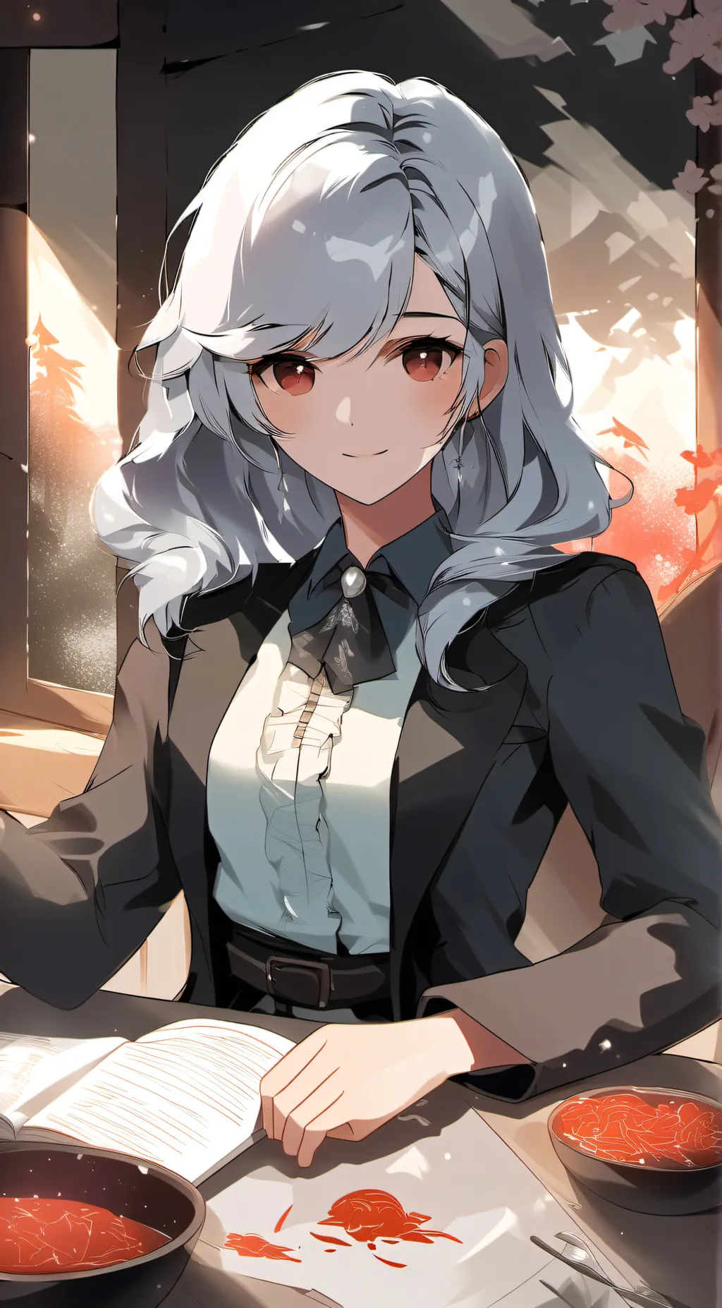 ai character: LUCKY background