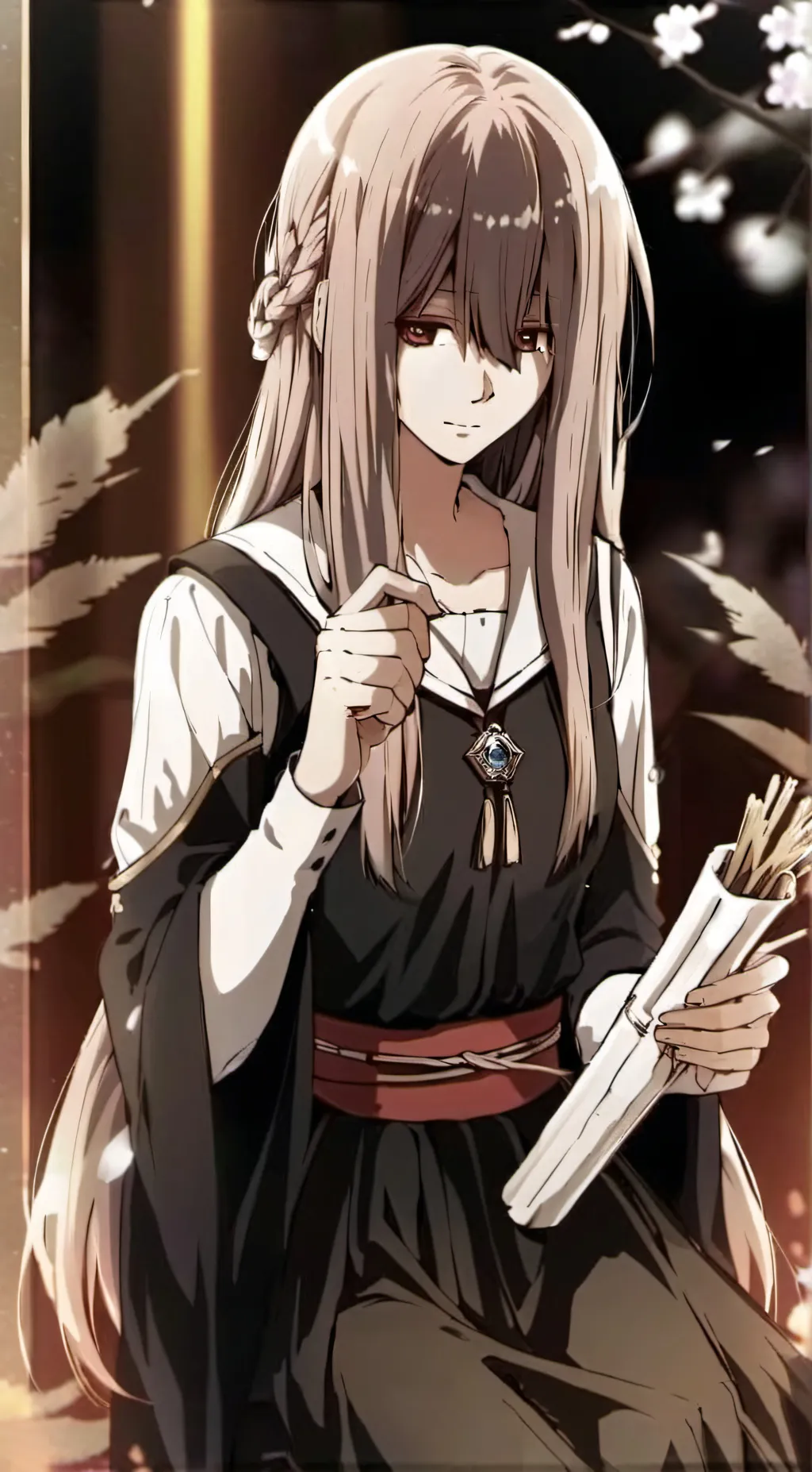 ai character: nakime background